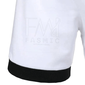 Camisetas de manga corta de moda para Polo para hombres Tamaño personalizado 100% Lona de algodón Diseño de patrón sólido de secado rápido - Product Image 5