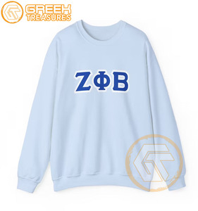 Sweat-shirt en molleton de coton respirant pour femmes, brodé sur mesure, Zeta Phi Beta, vente en gros - Product Image 6