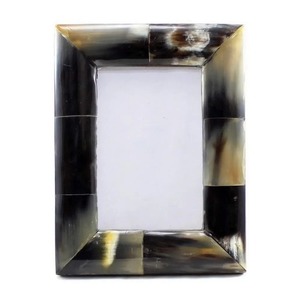 Marco de fotos de cuerno quemado a la moda de alta calidad, diseño Rectangular de tendencia con estilo Animal pulido - Product Image 6