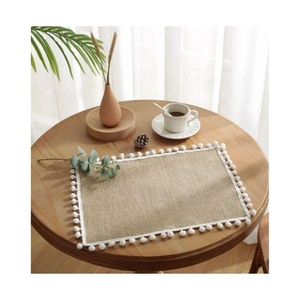 Crochet Embroidered Cotton Table Placemats Luxury Dining Wedding Bulk OEM ODM Custom Design Export India - Product Image 4