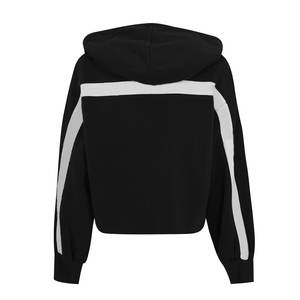 Sudadera con capucha corta clásica Capital para mujer 55% algodón 45% Spandex de gran tamaño recortada estilo hombro caído Terry Willow Top - Product Image 5