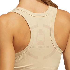 Vente en gros de soutien-gorge de sport Sexy High for Impact pour femmes, couleurs personnalisées, hauts de gymnastique, ensemble de soutien-gorge de yoga respirant à imprimé audacieux - Product Image 3