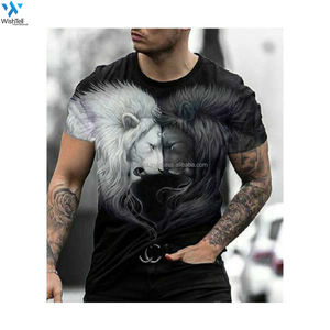Camiseta clásica de manga corta para hombre de alta calidad, camiseta informal de verano de algodón 100% personalizada - Product Image 5