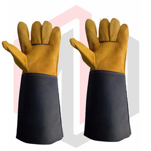 Gants en cuir de vachette Gants de travail Gants de soudage de sécurité en cuir - Product Image 4