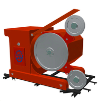 Machine de scie à fil de prix usine pour extraire le basalte de marbre de granit coupant la machine de scie à corde 35KW/55KW/75KW