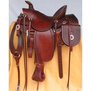 Silla de Montar de Cuero al Por Mayor, Estilo Australiano y Europeo, Silla Inglesa para Montar a Caballo, la Más Vendida, Hecha en India - Product Image 1
