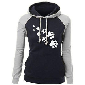 Sudaderas con capucha de diseño personalizado para mujer sudaderas de gran tamaño pulóver suéteres de lana estampado de flores de invierno moda mujer Sudadera con capucha ajustada - Product Image 3