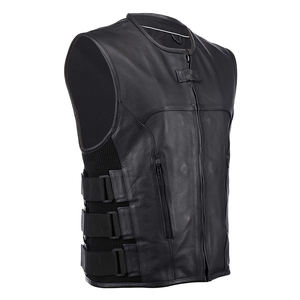 RECORD,S Top Seller Best Western Chaleco de cuero vaquero a prueba de viento de alta calidad High Street para hombre Chaleco y chaleco de Pakistán - Product Image 2