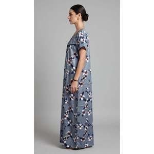 Camisón Largo Bordado para Mujer, Diseño Alpino, con Bolsillo Lateral, Tela Suave y Transpirable, Estampado, Cómodo, Talla 3XL - Product Image 4