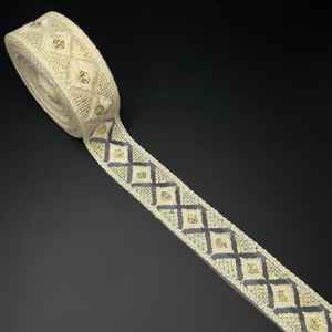 Custom Made Organza Floral Embroidered Seven Sober Colour Ways Ethnic Flower Designs for Various Purposes Available Different - Product Image 6