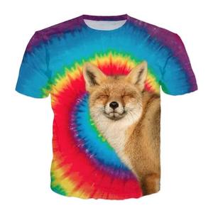 T-shirt décontracté pour homme à coupe classique, imprimé numérique personnalisé, motif uni, respirant, séchage rapide, polyester/coton - Product Image 2