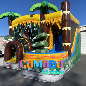 17ft 5M Combo inflable Castillos hinchables Castillo de salto Gorila Casa de rebote inflable con tobogán - Product Image 6