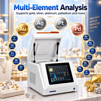 Analyseur portable de métaux précieux XRF pour bijouterie, machine de test de l'or, de l'argent et du platine avec analyse de pureté non destructive