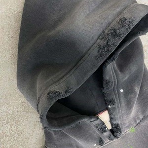 Sudaderas con capucha para hombre Sudadera con capucha de lavado ácido Sudaderas con capucha Diseño envejecido personalizado Bordado Vintage Lavado ácido - Product Image 3