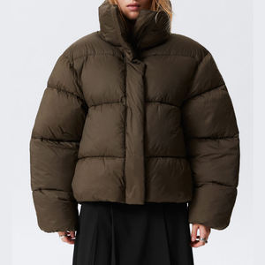 Chaqueta Acolchada de Moda para Mujer, Estilo Holgado, Ligera, Cómoda, Estilo Urbano, Chaqueta de Manga Larga para Mujer, Chaqueta de Tela Suave - Product Image 1