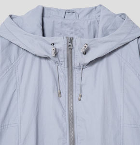 Custom Made Solid Color Windbreaker <b>Jacket</b> For Men Contrasting Colors Lightweight Anti Wrinkle Fashionable Outdoor Wear - Product Image 2