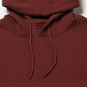 Pull-over à capuche pour hommes, épaules tombantes, sweat à capuche délavé au soleil, avec logo personnalisé, sweat à capuche épais surdimensionné de haute qualité pour hommes - Product Image 5