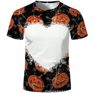 T-shirt en coton à manches courtes pour homme, décontracté, respirant, en tissu tricoté, col rond, durable, personnalisable - Product Image 4