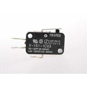 สวิตช์จำกัดระยะแบบไมโครไฟฟ้า V-151-1C25 พร้อมคันโยกแบบสั้น ทำจากพลาสติก - Product Image 2
