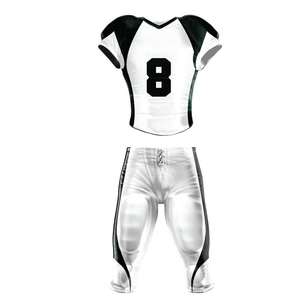 Uniforme de football de conception de fabrication pakistanaise le plus vendu par sublimation quantité minimale de commande bas uniforme de football américain avec logo personnalisé à vendre - Product Image 1