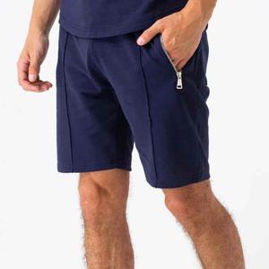 Conjunto de Polo de Verano para Hombre, Lavado, Color Sólido, Talla Grande, Logotipo Personalizado, Algodón, 2 Piezas, con Pantalones Cortos y Camiseta - Product Image 6