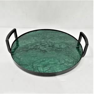 High Quality Lightweight Metal Serving Tray Unique Shaped <b>Home</b> <b>Decor</b> From India Export Quality - Product Image 4