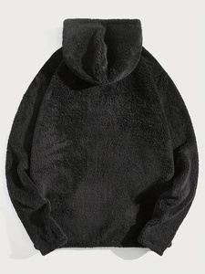 Sudaderas con capucha de lana de algodón de talla grande de alta calidad con logotipo personalizado XS Print Streetwear Solid Wear Basics, mezcla de algodón - Product Image 4