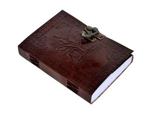 Diario de cuero personalizado, diario de escritura en relieve de árbol de la vida, libro en blanco, suministros de oficina, cuaderno planificador para estudiantes, venta al por mayor - Product Image 4