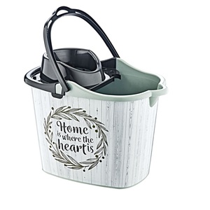 14L Heavy Duty Plastic <b>Mop</b> Bucket with Wringer Wholesale Floor <b>Cleaning</b> Bucket From Turkey - Product Image 1