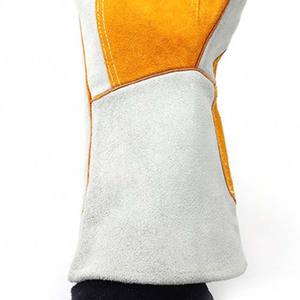 Guantes de Trabajo de Soldadura de Buena Calidad con Logotipo Personalizado del Fabricante, Guantes de Soldadura de Alta Calidad, Guantes de Soldadura, Guantes de Seguridad contra el Calor - Product Image 4