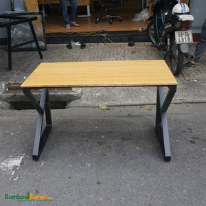 โต๊ะคอมพิวเตอร์เคแบมบูประกอบง่าย 120x60x75 ซม - Product Image 3