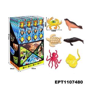 EPT-Figurines d'animaux de la ferme, jouets en dollars, simulation de mini <span class=keywords><strong>dinosaures</strong></span> de la jungle, monde marin, jouet pour enfant, 24 pièces - Product Image 5