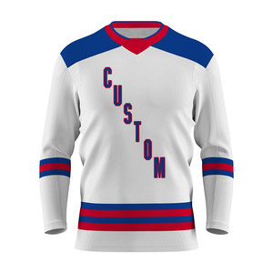 Camisetas de Hockey sobre Hielo Hechas a Medida con Diseño de Cuello en V Duradero para Clubes, Jugadores Profesionales - Product Image 1