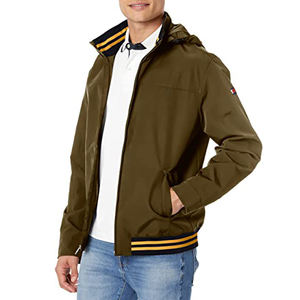 Nouveauté Vestes à manches régulières pour hommes Coupe-vent Vestes en polyester pour hommes Logo personnalisé Bomber Jacket Pas cher Faible MOQ - Product Image 5