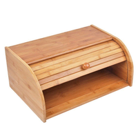 Boîte à pain avec couvercle enroulable, boîte à mouchoirs en bambou faite à la main, écologique, décoration naturelle pour la maison et la table, vente en gros du Vietnam