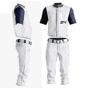 Conjuntos de uniformes deportivos de béisbol y softbol de poliéster 100% de secado rápido transpirable de último estilo para hombres, última ropa deportiva - Product Image 3