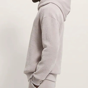 เสื้อสวมหัวคอตตอน100% ของดีไซเนอร์ของผู้ชายเสื้อฮู้ดโอเวอร์ไซส์กันหนาวเสื้อกันหนาวมีฮู้ดเสื้อกันหนาวสีพื้น - Product Image 3