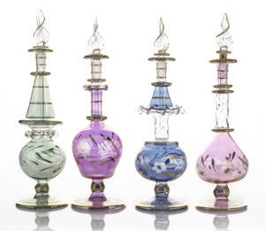 Bouteille en verre rechargeable faite à la main |   Flacon de parfum artisanal de luxe en or 24 carats pour huiles essentielles, tailles 2ml-12ml, direct usine - Product Image 6