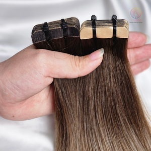 Venta al por mayor vietnamita doble dibujado cutícula alineada virgen extensión de cabello natural 100% cinta cruda en los vendedores de extensiones de cabello - Product Image 3
