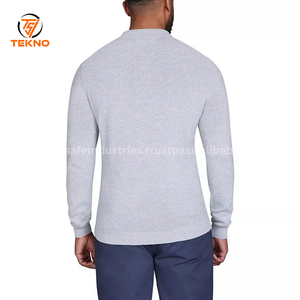 Nouvelle mode coton imprimé hommes pour polo motif solide avec col rabattu respirant coupe régulière grande taille service OEM - Product Image 2