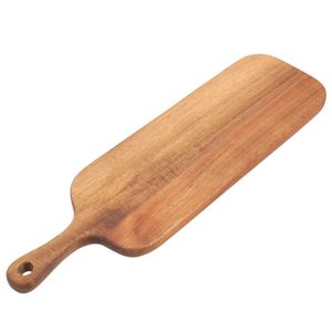 Tabla de cortar de madera de acacia y mango cuadrado práctico de la mejor oferta con tablas de cortar de madera con mango - Product Image 1