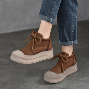 Baskets décontractées à lacets pour hommes, à semelle épaisse et plateforme, style athlétique - Product Image 1