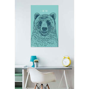 Rachel Caldwell's I Like You Bear <b>Poster</b> Made of Durable Paper for Wall Decor - Product Image 2