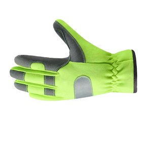 Gants de travail d'hiver haute visibilité résistants à la chaleur et aux étincelles, protection des mains pour la construction, gants de soudeur naturels - Product Image 6