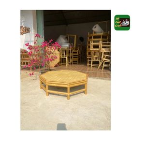 TABLE EN BAMBOU VINTAGE ORIGINE AU VIETNAM PAR CLEVER CRAFTER 2025 TABLE EN BAMBOU LÉGER TABLE EN BAMBOU DÉPLIÉE VIBE CLASSIQUE - Product Image 2