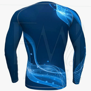 Camiseta de Protección Solar para Hombre de Calidad Superior, con Tela de Spandex/Nylon de Secado Rápido, Color y Logotipo Personalizados, Manga Larga, Talla Personalizada - Product Image 2