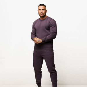 Marfa ชุดวอร์มพิมพ์ลายสำหรับผู้ชายชุดวอร์มคอกลมสเวตเชิ้ตคอกลมชุดวิ่งโลโก้ตามสั่ง - Product Image 1