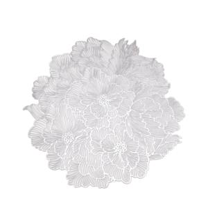 New Customized Eco-friendly Peony Hollow Out Hot Stamping Placemats- Heat Insulation Placemats - Product Image 2