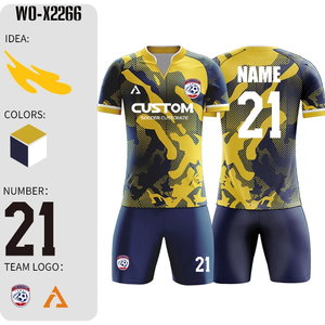 Expédition rapide, ensemble d'uniformes de football universitaire personnalisés, taille plus, maillot d'équipe américaine, pantalon, short, XL, vente en gros, fabricant OEM ODM - Product Image 3