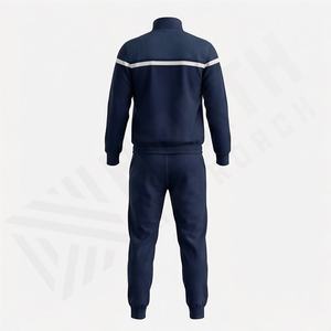 Ensemble de survêtement en molleton de coton pour hommes grande taille, logo personnalisé, deux pièces, jogging, vêtements de sport, tenue de sport d'hiver, couleur personnalisée - Product Image 2